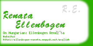 renata ellenbogen business card